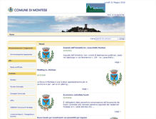 Tablet Screenshot of comune.montese.mo.it